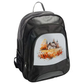 Autumn Cottage Backpack, Watercolor Landscape Back Pack, Fall Trees Backpack, Nature Lovers Backpack, Scenic Backpack for Students Adults - Tawshia